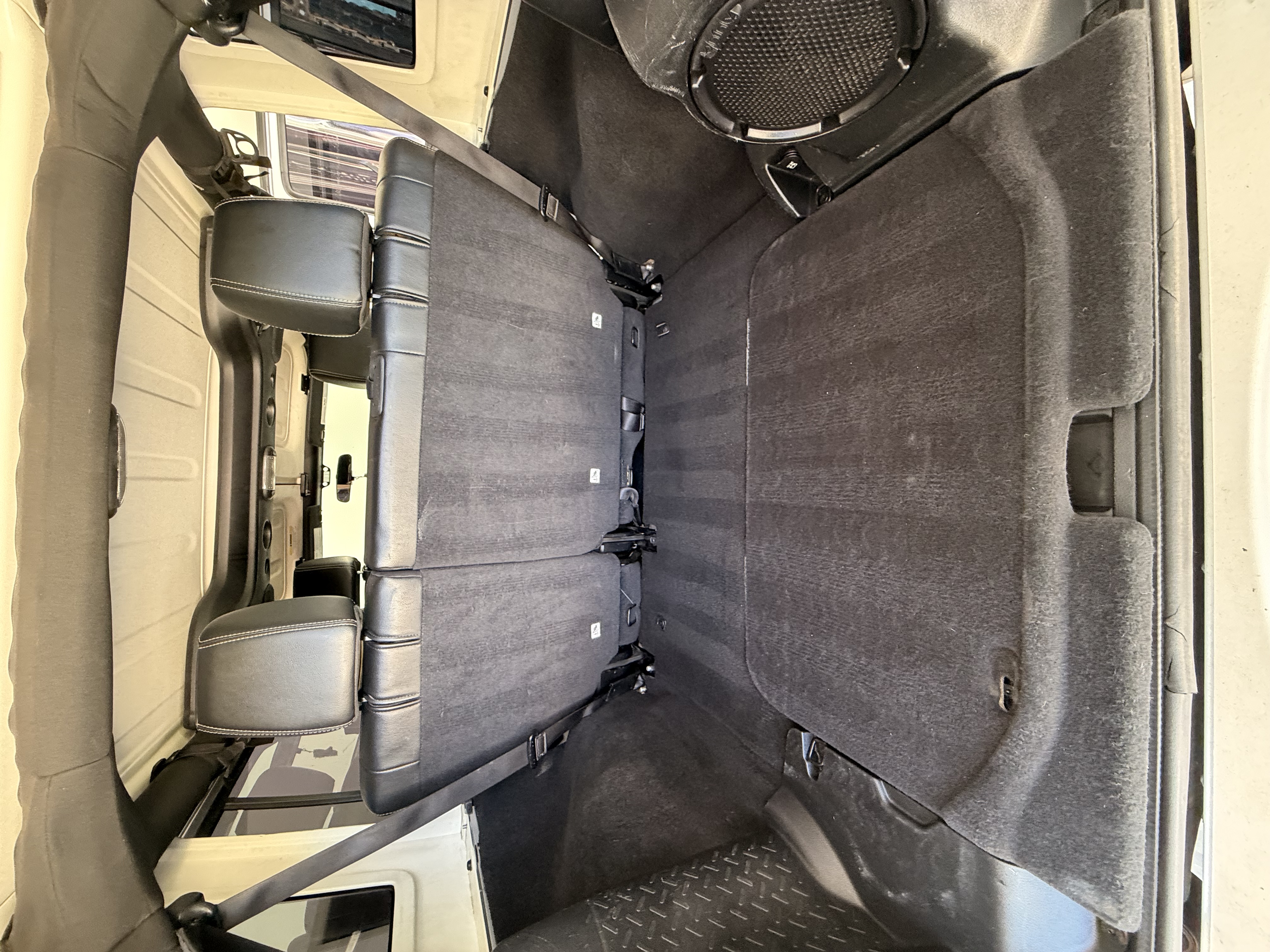 Jeep cargo area after detail