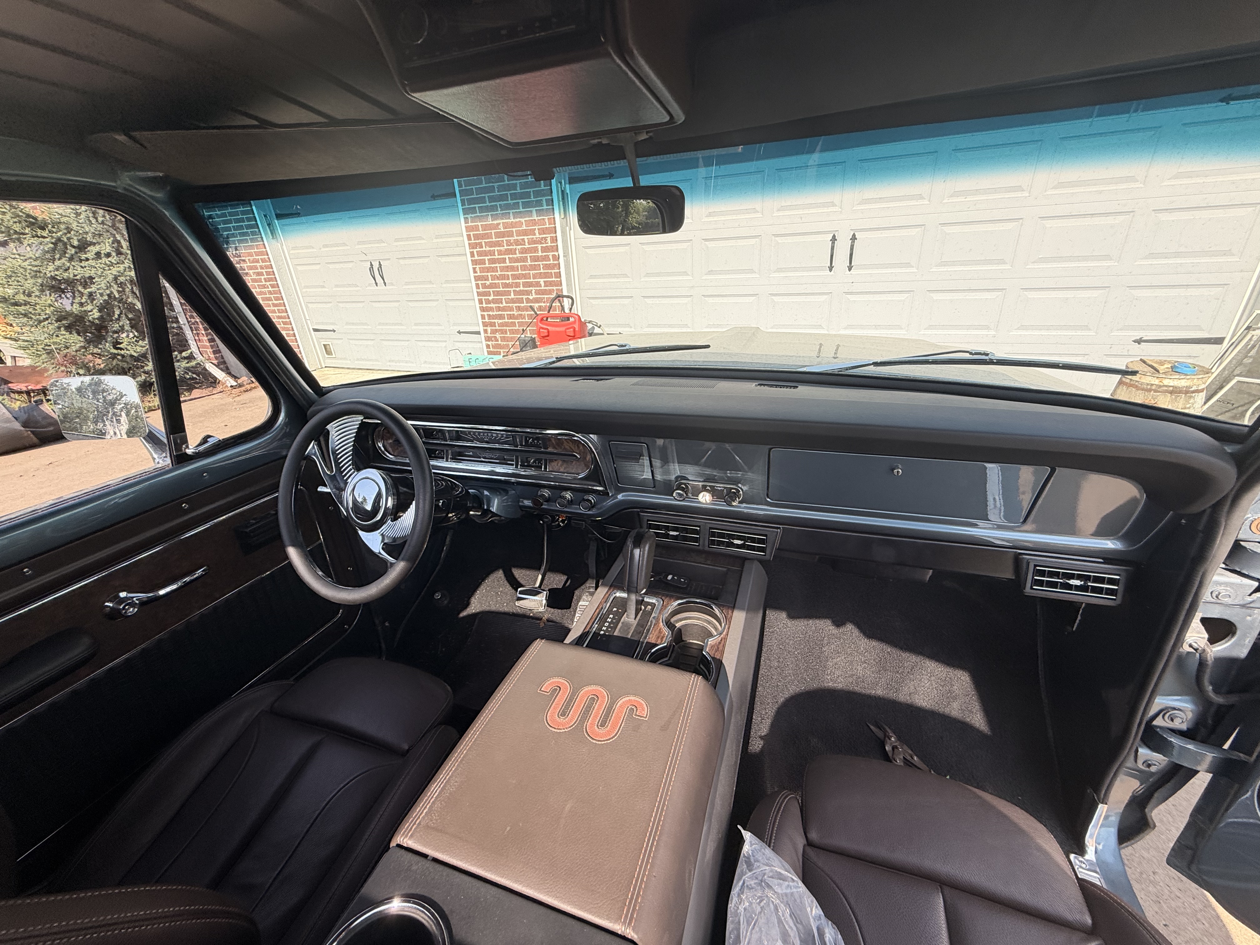 Blue Custom Truck - Interior Detail